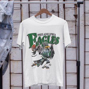 Vtg 1988 Philadelphia Eagles T Shirt Nutmeg Jack Davis Unisex Tshirt 1